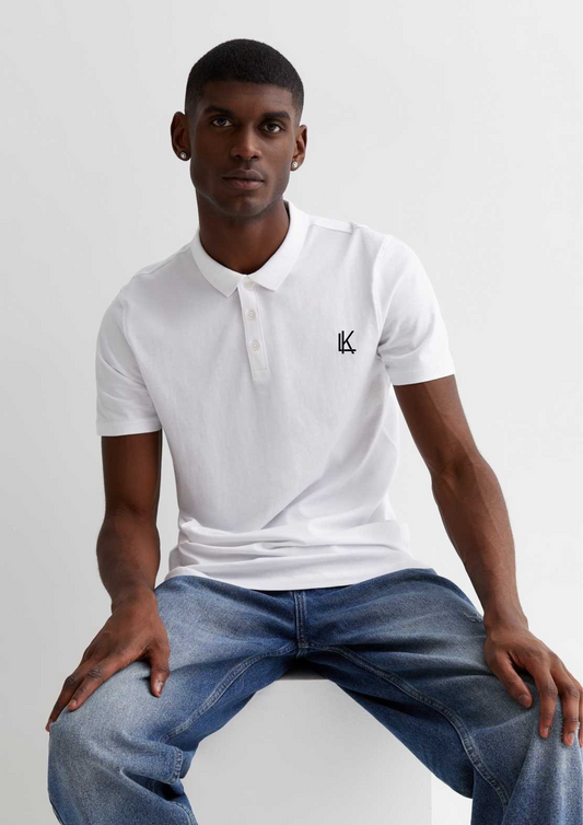 KLY White Polo Shirt