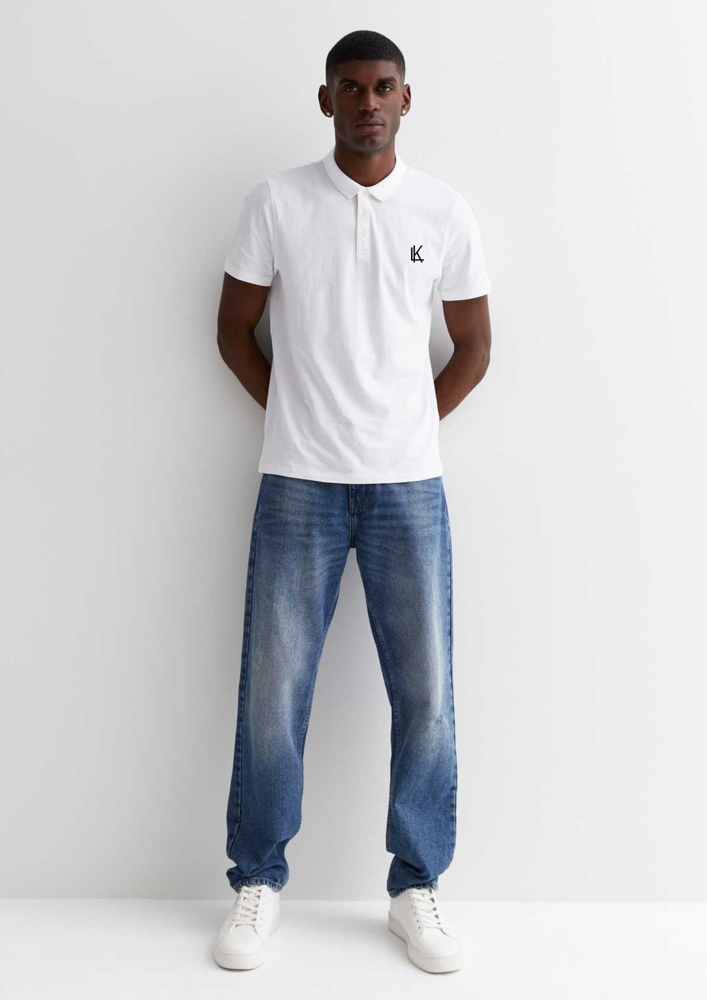 KLY White Polo Shirt